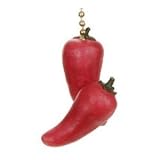 Red CHILI PEPPER HOT Ceiling Fan Pull chain chilli southwestern decor