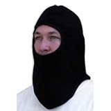 Zan Headgear Cold Weather Headwear WB114 Balaclava, Fleece, Black