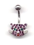 Whiskers Navel Bar in Amethyst