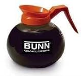 BUNN 06089.0018 Decanter Glass-ORN DECAF 12PACK Coffee Decanters