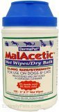 DERMAPET MALACETIC WET WIPES/DRY BATH (100 Wipes 5 x 7)