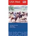 Strassenkarte USA: USA West 1 : 2 200 000. Stra�enkarte: Road Map & Town Index. National Parks. Scenic Roads.  Points of Interest
