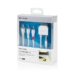 Belkin - F8Z361ea06 - Câble audio / vidéo avec connecteur pour iPhone / iPod