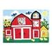 Melissa & Doug Farm Peek-a-Boo Peg