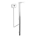 Detecto Digital Wall Mounted Height Rod - Detecto DHRWM