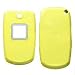 Fits Samsung SPH M300 Sprint Cell Phone Snap on Protector Faceplate Cover Housing Case - Solid Yellow