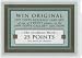 1999 Topps Gallery Auction Points #1 - 25 Point Card