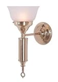 Bright Brass, Heritage Gasolier Light.