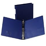 Acco&ndash;Wilson Jones(R) Original DublLock(R) Round-Ring Hanging Binder, 1 Ring, Dark Blue