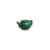 Forest Green Hall China #10 8 oz. Boston Teapot 12 / CS