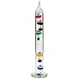 Galileo Thermometer 18cm 4 multi bulb