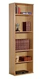 Bookcase, Veneer, 3/4 thick panels, 73.5H x 24W x 12D