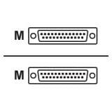 Videk - Serial gender converter - DB-25 (M) - DB-25 (M)