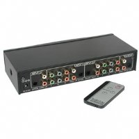Cables To Go 40324 3-Play Component Video and TOSLINK Digital Audio High Performance Selector Switch (Black)