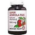 Acerola Plus 300 mg 90 Tabs ( Chewable Natural Vitamin C ) - American Health