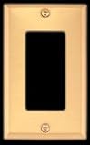 Switchplates Brass Solid Brass, Solid Brass GFI wall plate