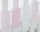 Hippychick Bumpsters Individual Cot Bar Bumpers in Assorted Pack (Pink, Large)