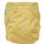 Tiny Tush Elite One-size Cloth Diaper Snap Yellow