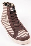 Vans - LONO BROWN DIAMOND PRINT HITOP SNEAKER