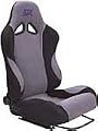 APC (124103) Racing Seats - Race Seat, w/ Slider, Black /Red Cloth, Each