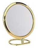 Irving Rice Polished Brass Folding Purse Mirror