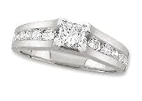 14kt. White Gold, 1 1/4 ct. tw. Diamond Unity Ring