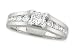 14kt. White Gold, 1 1/4 ct. tw. Diamond Unity Ring
