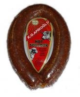 Halal Hot Soujouk, Dry Beef Sausage, (KGA) approx. 1lb