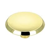 1 1/2'' Dia Polished Brass Knob
