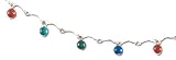 Solid Sterling Silver Anklet with Turquoise, Malachite, Lapis & Red Jasper