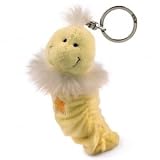 Eigenschaften Nici / Nici Flibbie, Raupe, Schlüsselanhänger, blau, mit aufgestickter Blume, 10cm