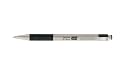 Zebra's F-301 Stainless Steel Retractable Ballpoint Pen 0.7mm Black Dozen (27110AMZ)