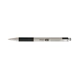 Zebra's F-301 Stainless Steel Retractable Ballpoint Pen 0.7mm Black Dozen (27110AMZ)