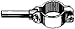 OARLOCKS CLAMP ON ZAMAK Pair/Card