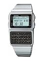 Casio #DBC610A-1A Men's Vintage Stainless Steel Band 50 Telememo Calculator Watch