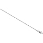 Sterling Silver 1.2 mm Italian Medium Box Chain, NICKEL FREE (Available in Different Lengths)