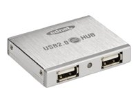 ednet Notebook USB 2.0 HUB 4 Port, Metal Preisvergleich
