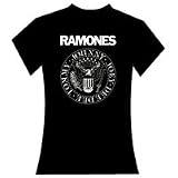 RAMONES - Presidential Seal - Black Women's / Girls T-shirt (Girlie / Babydoll)