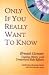 Book Only If You Really Want to Know: Breast Cancer Coping Hints And Treatment Side Effects