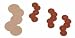ADALOX PIN HOLE FINE GIRT 7/8 DIAMETER BOX OF 100