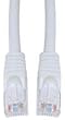 CAT5E, UTP, with Molded Boot, 350MHz, White, 50 ft