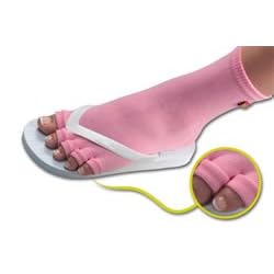 Pedisavers - Individual Toes Anklet Pedicure Socks 1-pr - Pink
