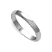 Jewelry : 3 MM Wide Sterling Silver Band Plain Ring