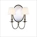 072-PN - Hudson Valley Talbott 2-Light Wall Sconce in Polished Nickel