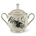 Kitchen & Housewares : Lenox Winter Greetings Gold Banded Ivory China Sugar Bowl