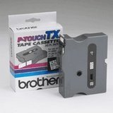 Brother TXSE5 Ptouch Tape Black/White Security Tape