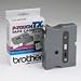Electronics : Brother TXSE5 Ptouch Tape Black/White Security Tape