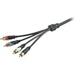 Cables To Go 42063 RapidRun Dual Stereo Flying Lead (1.5 Feet, Black)