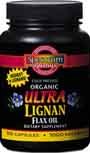 Spectrum Essentials Flax Oil, Organic, Ultra Enriched Caps, 1000 mg, 100 Count Bottles (Pack of 3)