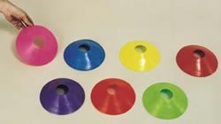 Set of 12 7.75" Half Cone - Yellow